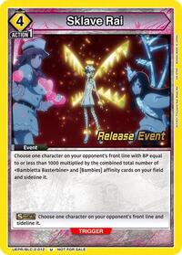 Sklave Rai | UEX01BT: BLEACH: Thousand-Year Blood War Vol.2 Release Event Cards | Uncommon | Normal | #UEPR/BLC-2-012