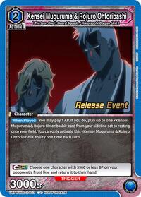 Kensei Muguruma & Rojuro Ohtoribashi | UEX01BT: BLEACH: Thousand-Year Blood War Vol.2 Release Event Cards | Uncommon | Normal | #UEPR/BLC-2-043