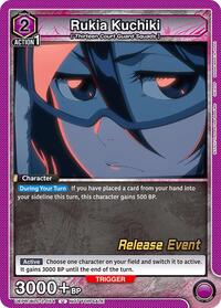 Rukia Kuchiki (054) | UEX01BT: BLEACH: Thousand-Year Blood War Vol.2 Release Event Cards | Uncommon | Normal | #UEPR/BLC-2-054