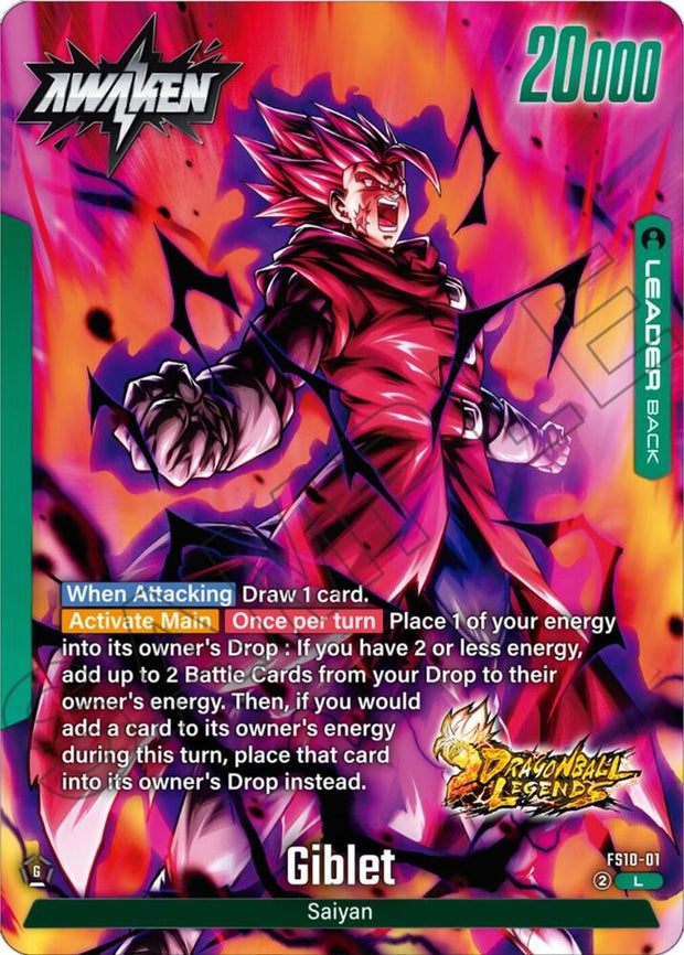 Dragon Ball Super: Fusion World: Mazo de Inicio 10: Giblet individual