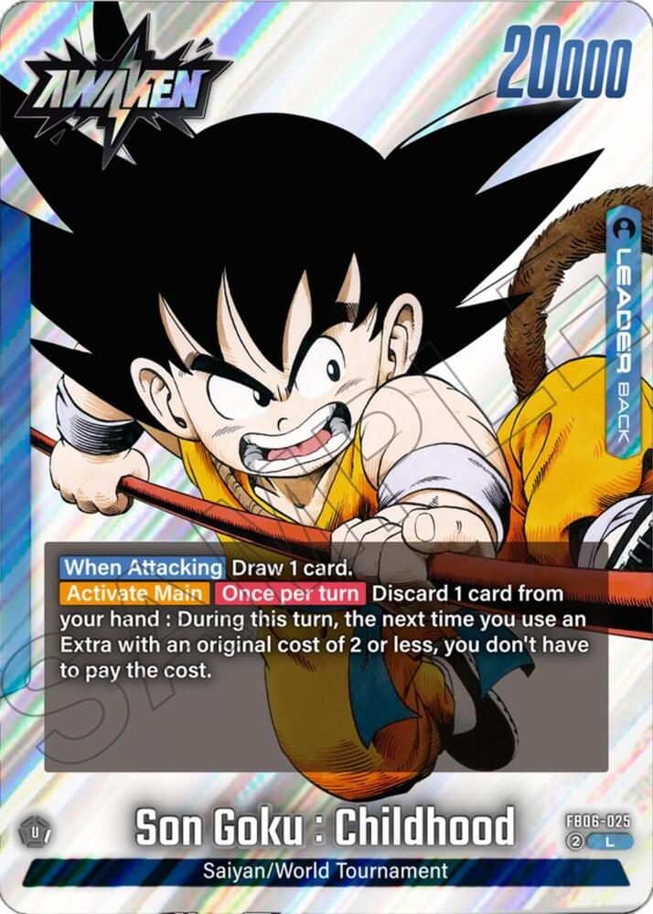 DBS Fusion World: Manga Booster 01 Singles 1/3