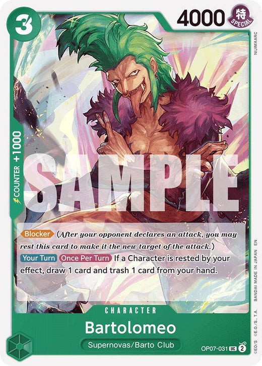 Bartolomeo (Reprint) OP07-031 UC