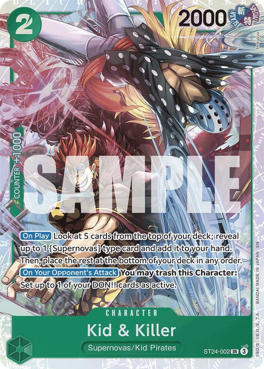 Kid & Killer ST24-002 SR Foil