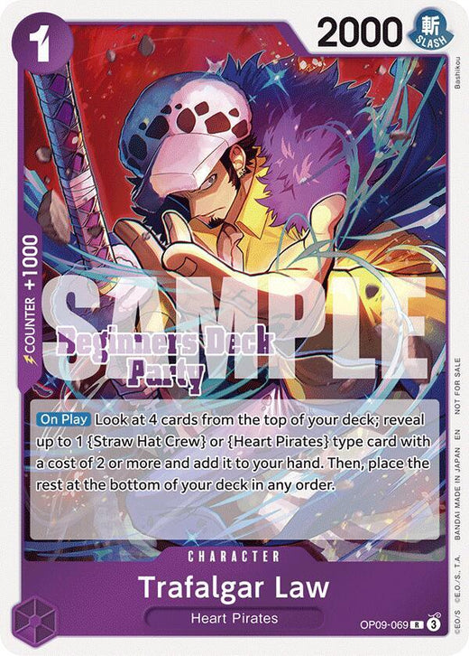 Trafalgar Law (Beginners Deck Party [ST-23] - [ST-28] Participation Pack) OP09-069 R