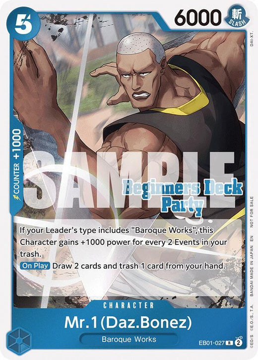Mr. 1 (Daz.Bonez) (Beginners Deck Party [ST-23] - [ST-28] Participation Pack) EB01-027 R