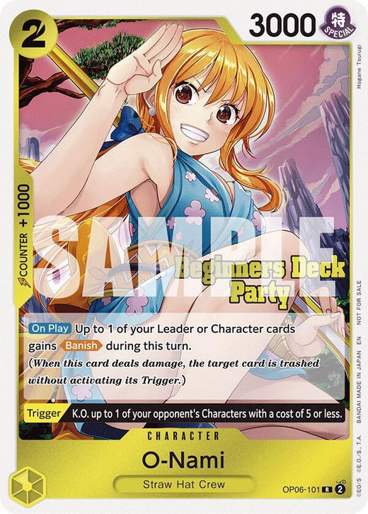O-Nami (Beginners Deck Party [ST-23] - [ST-28] Participation Pack) OP06-101 R
