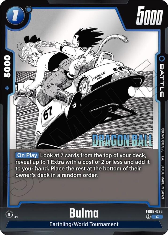 DBS Fusion World: Manga Booster 01 Singles 1/3