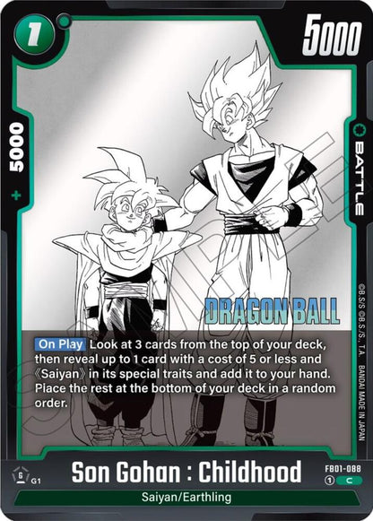DBS Fusion World: Manga Booster 01 Singles 2/3