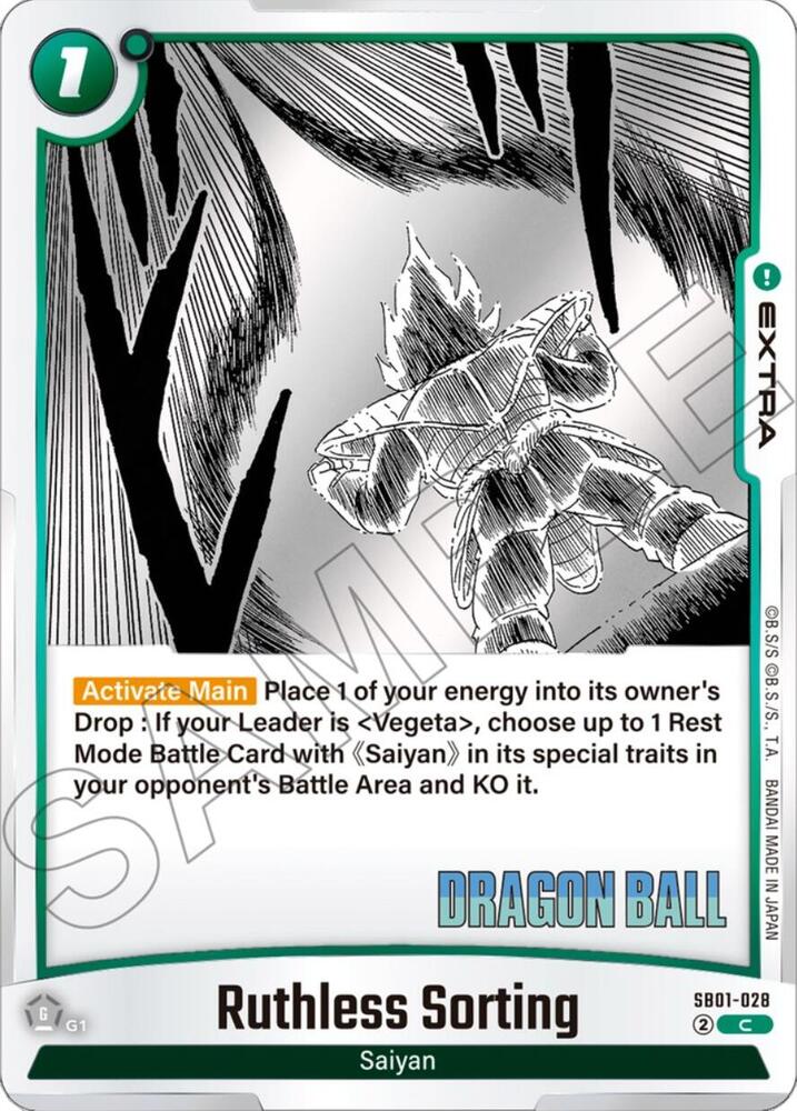 DBS Fusion World: Manga Booster 01 Singles 1/3