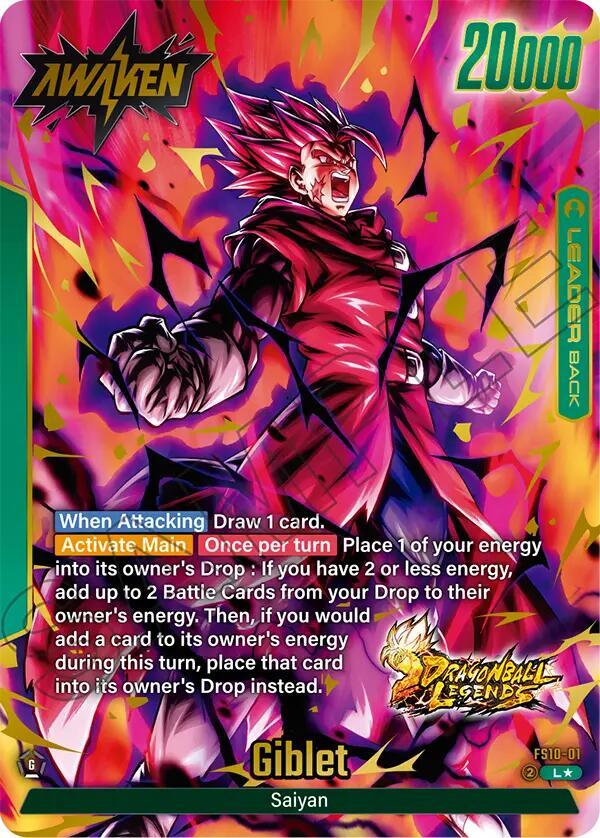 DBS Fusion World: Starter Deck 10: Giblet Singles