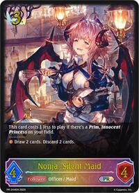 Nonja, Silent Maid | Shadowverse: Evolve Promo Cards | Promo | Normal | #PR-244EN