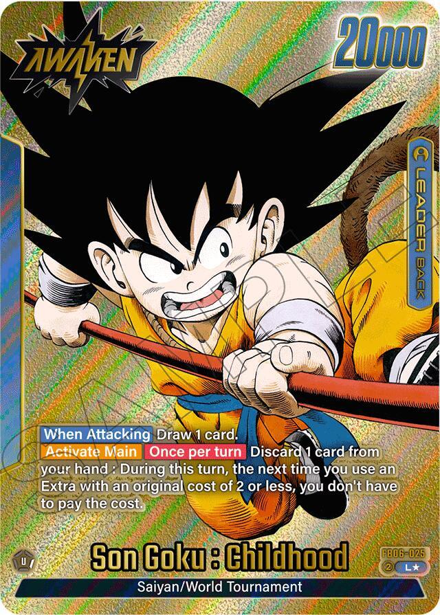 DBS Fusion World: Manga Booster 01 Singles 1/3