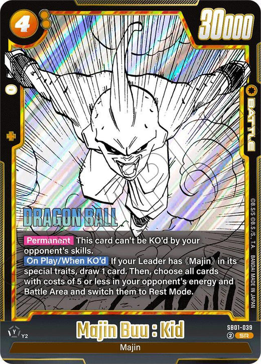 Majin Buu : Kid SB01-039 SR Foil