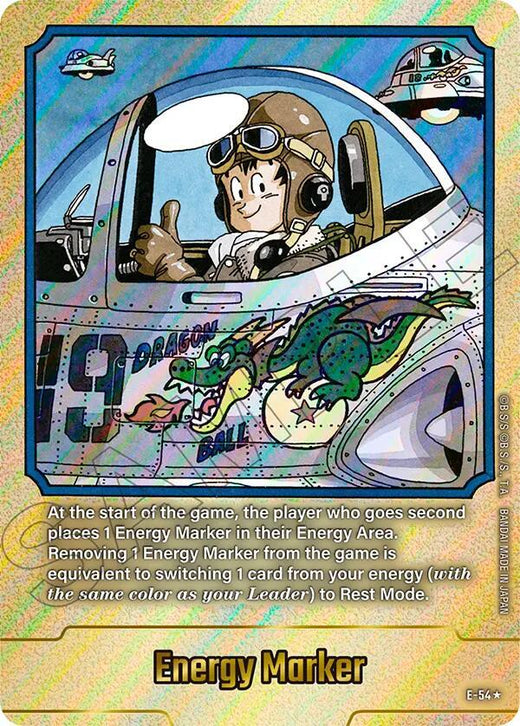 Marcador de energía (E-54) (Oro) Holofoil