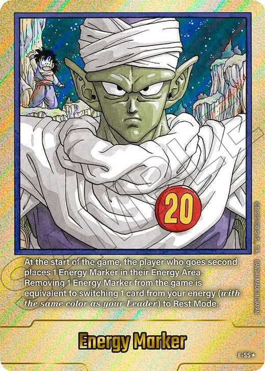 Marcador de energía (E-55) (Dorado) Holofoil