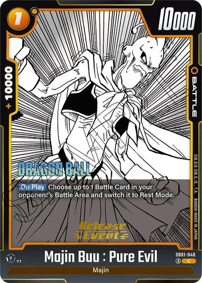DBS Fusion World: Manga Booster 01 Release Event Cards Singles