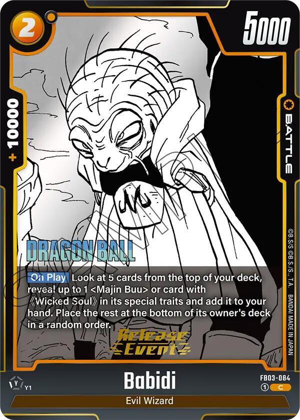 DBS Fusion World: Manga Booster 01 Release Event Cards Singles