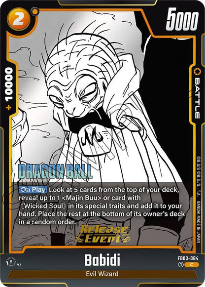 DBS Fusion World: Manga Booster 01 Release Event Cards Singles