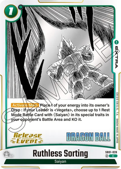 DBS Fusion World: Manga Booster 01 Release Event Cards Singles