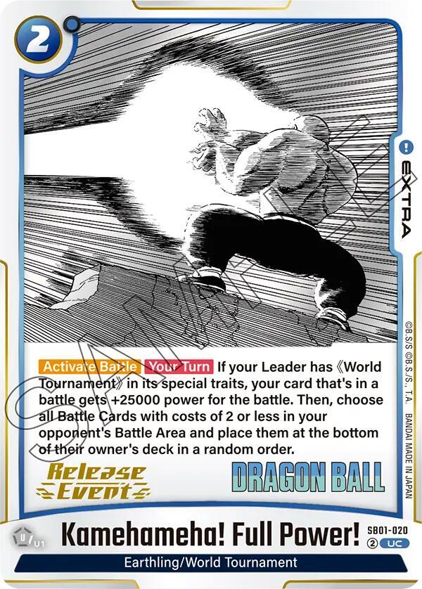 DBS Fusion World: Manga Booster 01 Release Event Cards Singles