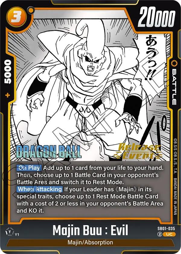 DBS Fusion World: Manga Booster 01 Release Event Cards Singles