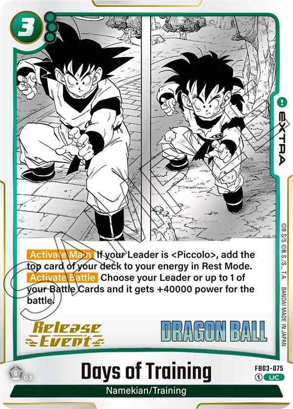DBS Fusion World: Manga Booster 01 Release Event Cards Singles