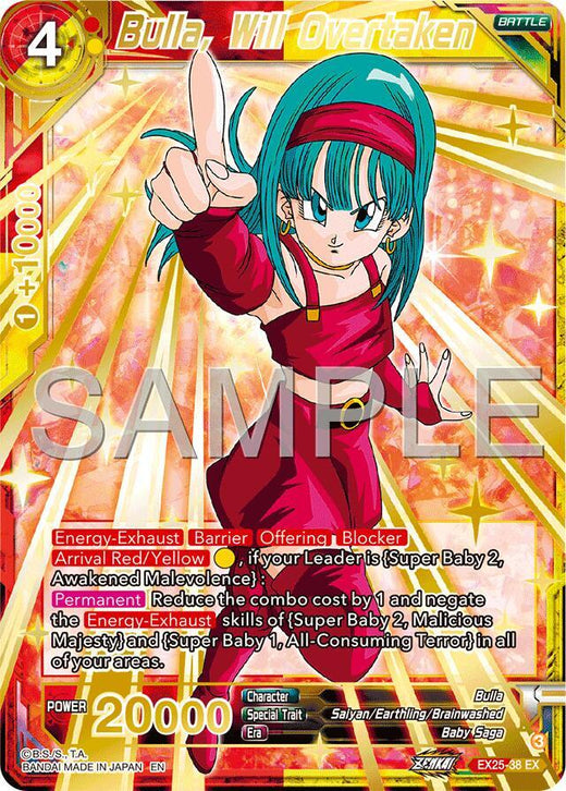 Bulla, Will Overtaken EX25-38 Expansion Rare Foil