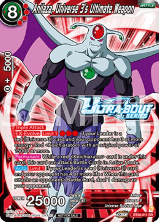 Anilaza, Universe 3's Ultimate Weapon (Event Pack 17) BT20-011 Super Rare