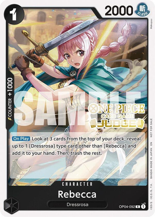 Rebecca (Judge Pack Vol. 6) OP04-092 R Foil