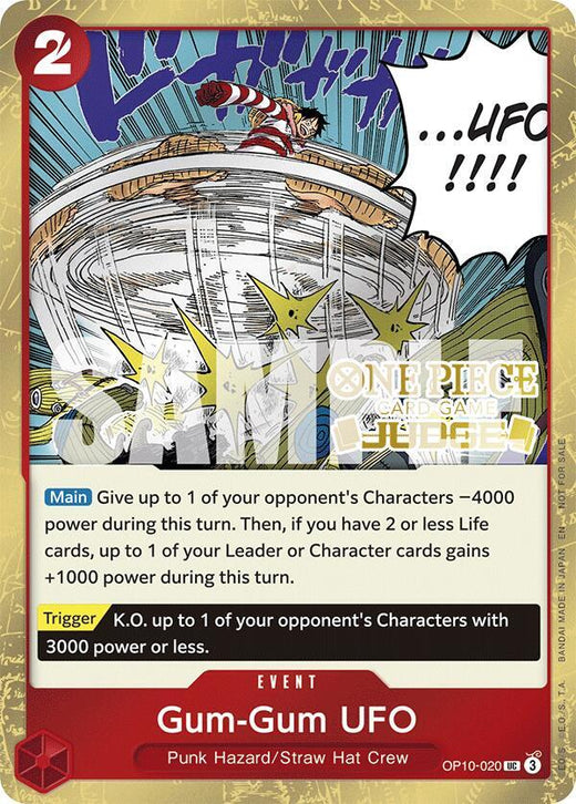 Gum-Gum UFO (Judge Pack Vol. 6) OP10-020 UC Foil