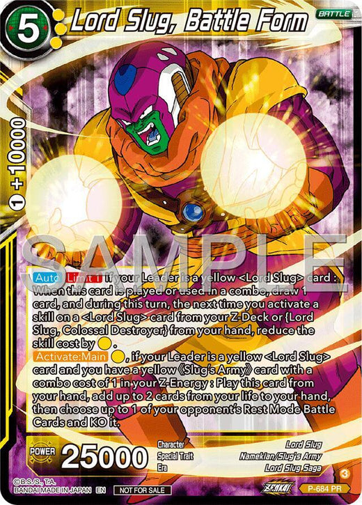 Lord Slug, Battle Form (Tournament Pack Vol.12) P-684 Promo