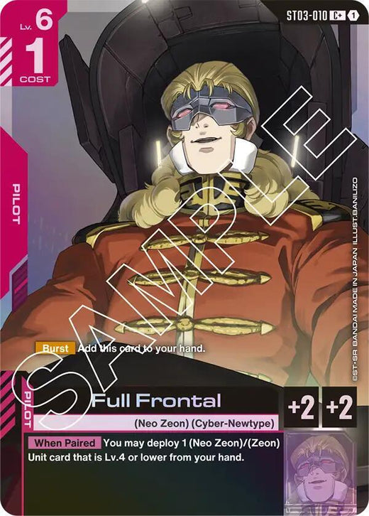 Full Frontal (C+) ST03-010 C+ Holofoil
