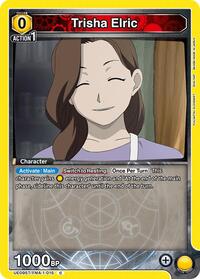 Trisha Elric | UE09ST: FULLMETAL ALCHEMIST Starter Deck | Common | Normal | #UE09ST/FMA-1-015