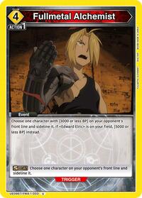 Fullmetal Alchemist | UE09ST: FULLMETAL ALCHEMIST Starter Deck | Uncommon | Normal | #UE09ST/FMA-1-033