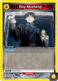 Roy Mustang (107) | UE09ST: FULLMETAL ALCHEMIST Starter Deck | Rare | Normal | #UE09ST/FMA-1-107