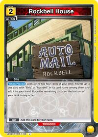 Rockbell House | UE09ST: FULLMETAL ALCHEMIST Starter Deck | Uncommon | Normal | #UE09ST/FMA-1-108