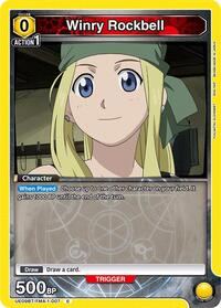 Winry Rockbell (007) | UE09BT: FULLMETAL ALCHEMIST | Common | Normal | #UE09BT/FMA-1-007