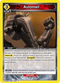 Automail | UE09BT: FULLMETAL ALCHEMIST | Common | Normal | #UE09BT/FMA-1-029