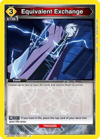 Equivalent Exchange | UE09BT: FULLMETAL ALCHEMIST | Uncommon | Normal | #UE09BT/FMA-1-031