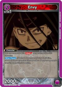 Envy (076) | UE09BT: FULLMETAL ALCHEMIST | Rare | Foil | #UE09BT/FMA-1-076