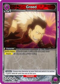 Greed (082) | UE09BT: FULLMETAL ALCHEMIST | Uncommon | Normal | #UE09BT/FMA-1-082