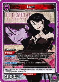 Lust (090) | UE09BT: FULLMETAL ALCHEMIST | Super Rare | Foil | #UE09BT/FMA-1-090