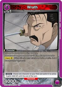 Wrath | UE09BT: FULLMETAL ALCHEMIST | Rare | Foil | #UE09BT/FMA-1-094