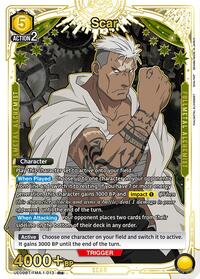 Scar (R*) | UE09BT: FULLMETAL ALCHEMIST | Rare 1-Star | Foil | #UE09BT/FMA-1-013