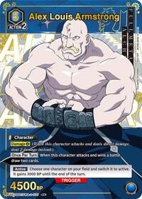 Alex Louis Armstrong (037) (R*) | UE09BT: FULLMETAL ALCHEMIST | Rare 1-Star | Foil | #UE09BT/FMA-1-037