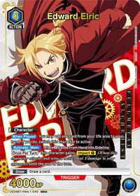 Edward Elric (040) (SR*) | UE09BT: FULLMETAL ALCHEMIST | Super Rare 1-Star | Foil | #UE09BT/FMA-1-040
