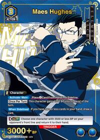 Maes Hughes (046) (R*) | UE09BT: FULLMETAL ALCHEMIST | Rare 1-Star | Foil | #UE09BT/FMA-1-046