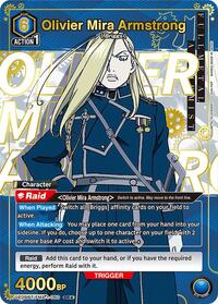 Olivier Mira Armstrong (060) (SR*) | UE09BT: FULLMETAL ALCHEMIST | Super Rare 1-Star | Foil | #UE09BT/FMA-1-060
