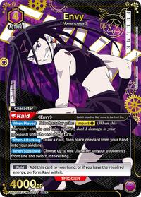 Envy (077) (SR*) | UE09BT: FULLMETAL ALCHEMIST | Super Rare 1-Star | Foil | #UE09BT/FMA-1-077
