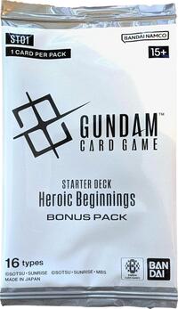 Gundam Card Game: Starter Deck: Heroic Beginnings Bonus Pack